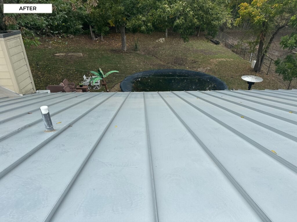 Metal Roof Cleaning After